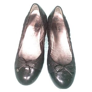 Black Close Toes wedges